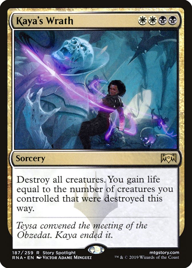 Kaya's Wrath [Ravnica Allegiance] MTG Single Magic: The Gathering | Red Claw Gaming