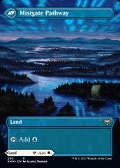 Hengegate Pathway // Mistgate Pathway (Borderless Alternate Art) [Kaldheim] MTG Single Magic: The Gathering | Red Claw Gaming
