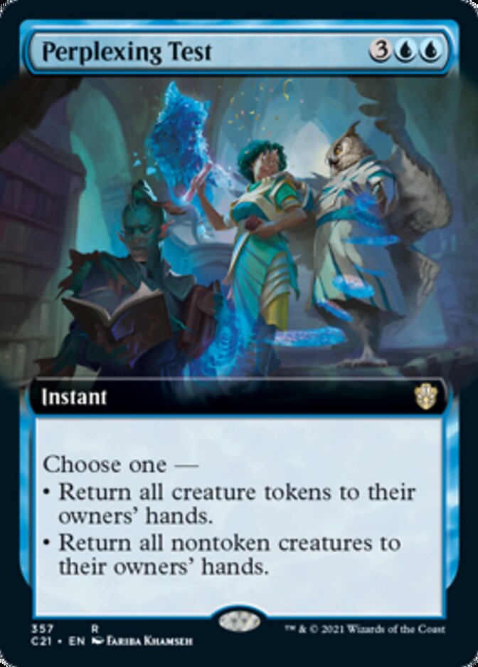 Perplexing Test (Extended Art) [Commander 2021] MTG Single Magic: The Gathering | Red Claw Gaming
