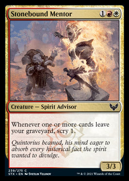 Stonebound Mentor [Strixhaven: School of Mages] MTG Single Magic: The Gathering | Red Claw Gaming