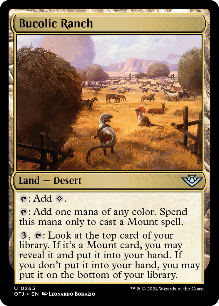 Bucolic Ranch [Outlaws of Thunder Junction] MTG Single Magic: The Gathering    | Red Claw Gaming