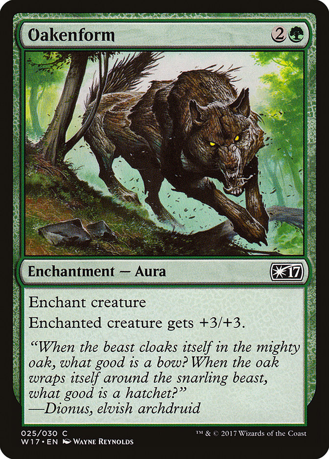 Oakenform [Welcome Deck 2017] MTG Single Magic: The Gathering | Red Claw Gaming
