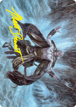 Runo Stromkirk Art Card (Gold-Stamped Signature) [Innistrad: Crimson Vow Art Series] MTG Single Magic: The Gathering | Red Claw Gaming