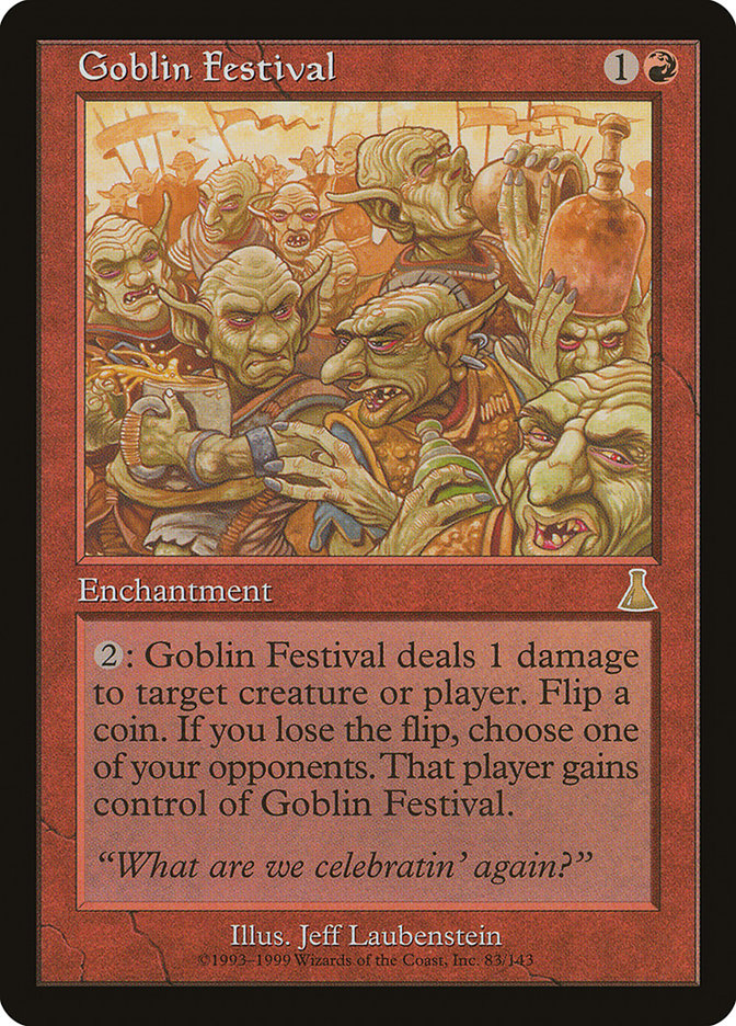 Goblin Festival [Urza's Destiny] MTG Single Magic: The Gathering | Red Claw Gaming