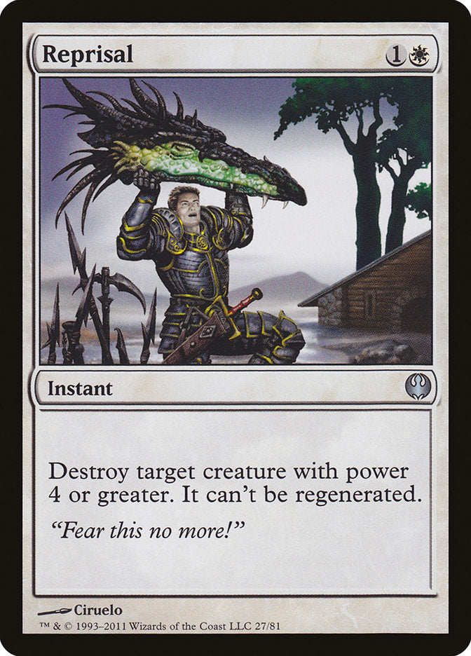 Reprisal [Duel Decks: Knights vs. Dragons] MTG Single Magic: The Gathering | Red Claw Gaming