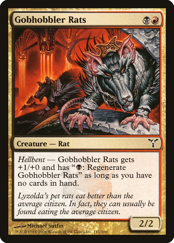 Gobhobbler Rats [Dissension] MTG Single Magic: The Gathering | Red Claw Gaming