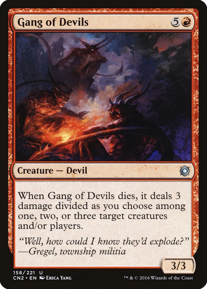 Gang of Devils [Conspiracy: Take the Crown] MTG Single Magic: The Gathering | Red Claw Gaming