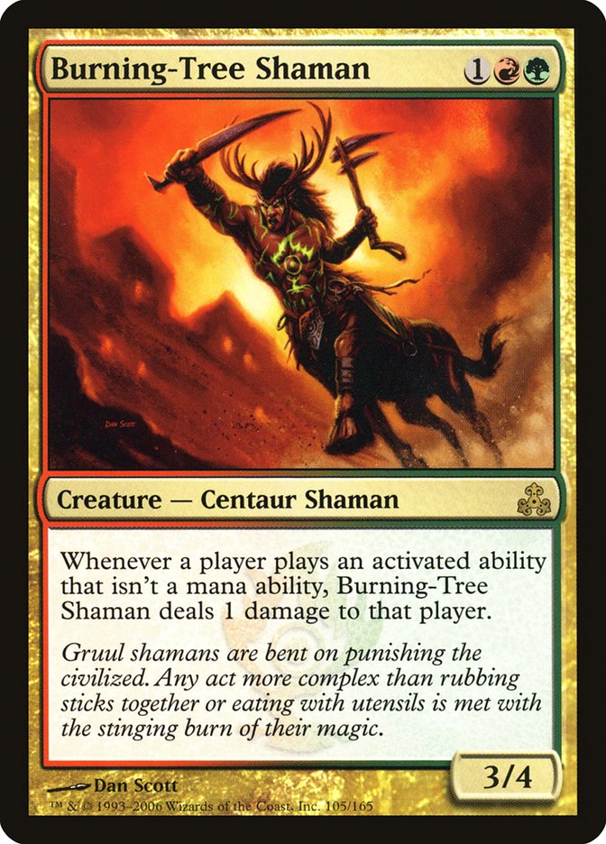 Burning-Tree Shaman [Guildpact] MTG Single Magic: The Gathering | Red Claw Gaming