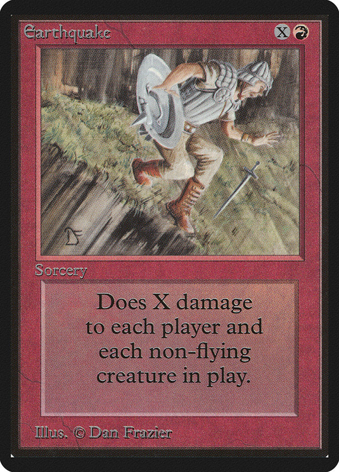 Earthquake [Beta Edition] MTG Single Magic: The Gathering | Red Claw Gaming