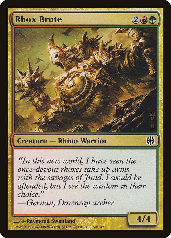 Rhox Brute [Alara Reborn] MTG Single Magic: The Gathering | Red Claw Gaming