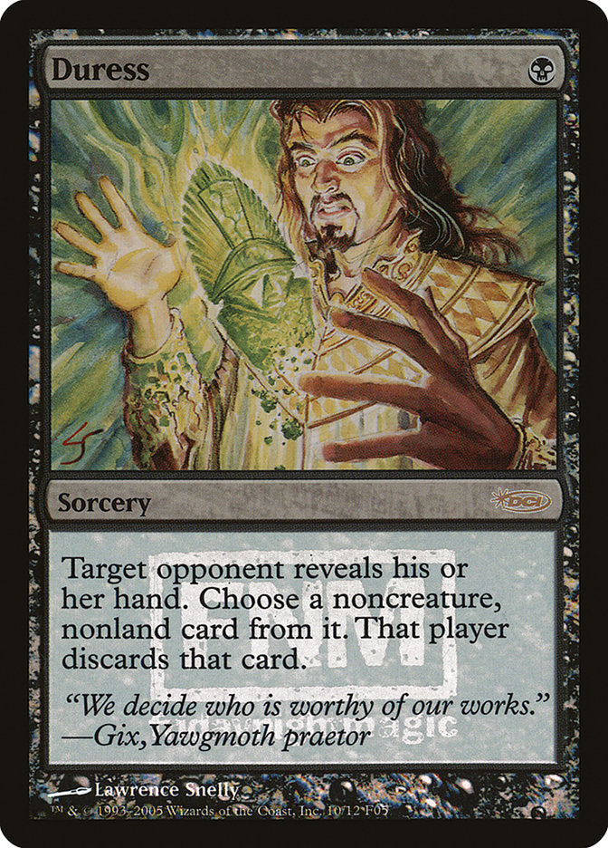 Duress [Friday Night Magic 2005] MTG Single Magic: The Gathering | Red Claw Gaming