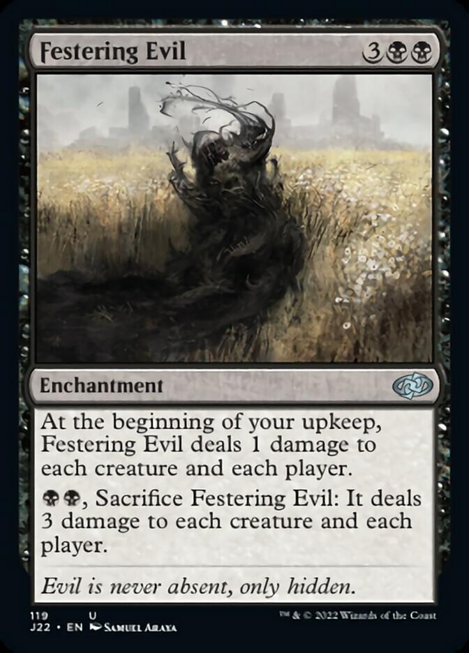 Festering Evil [Jumpstart 2022] MTG Single Magic: The Gathering | Red Claw Gaming