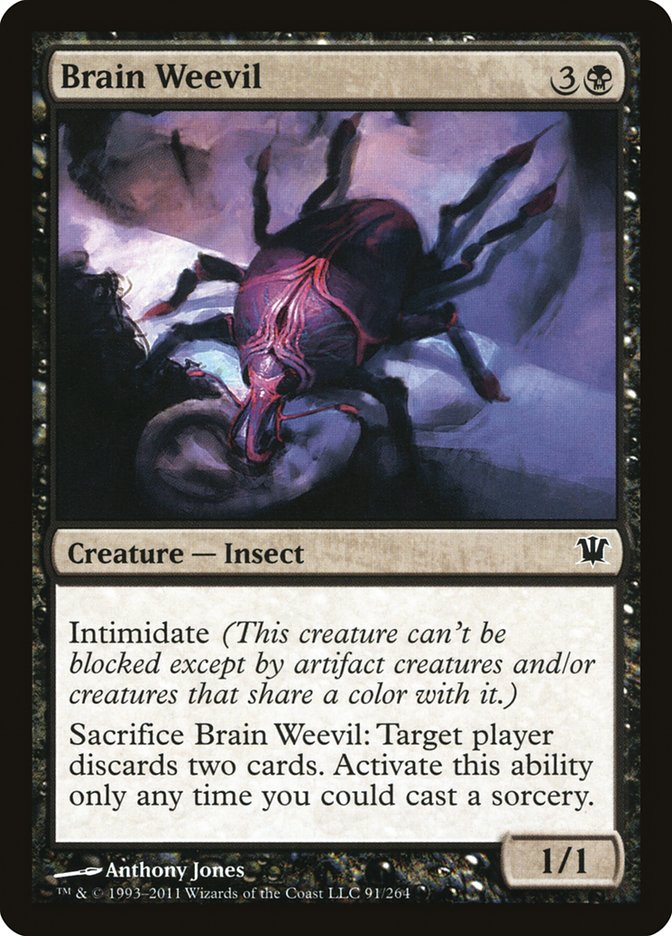 Brain Weevil [Innistrad] MTG Single Magic: The Gathering | Red Claw Gaming