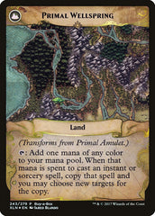 Primal Amulet // Primal Wellspring (Buy-A-Box) [Ixalan Treasure Chest] MTG Single Magic: The Gathering | Red Claw Gaming