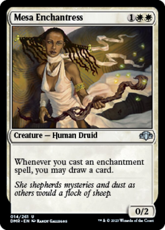 Mesa Enchantress [Dominaria Remastered] MTG Single Magic: The Gathering | Red Claw Gaming