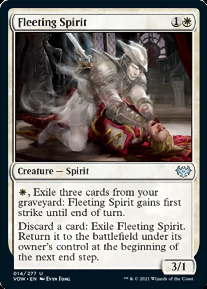 Fleeting Spirit [Innistrad: Crimson Vow] MTG Single Magic: The Gathering | Red Claw Gaming