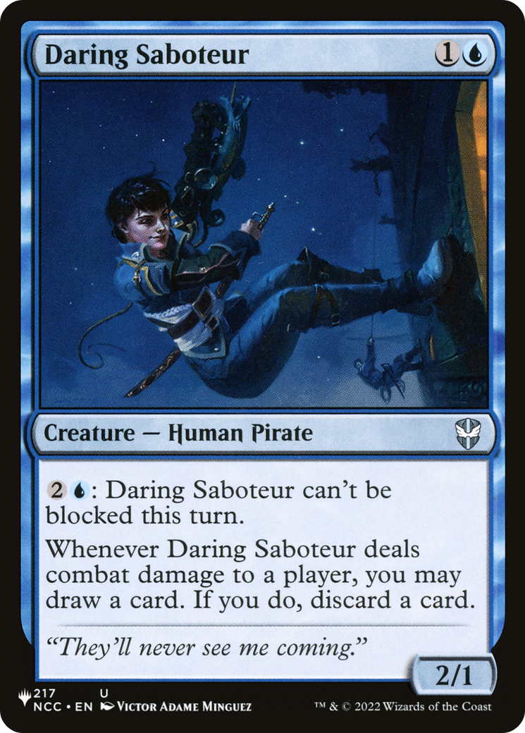 Daring Saboteur [The List] MTG Single Magic: The Gathering | Red Claw Gaming