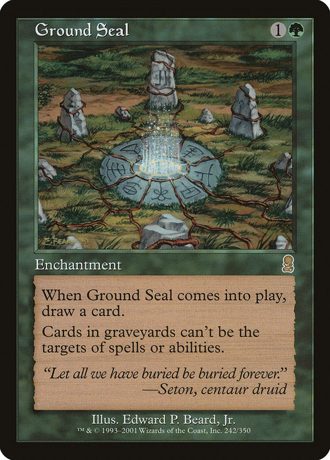 Ground Seal [Odyssey] MTG Single Magic: The Gathering | Red Claw Gaming