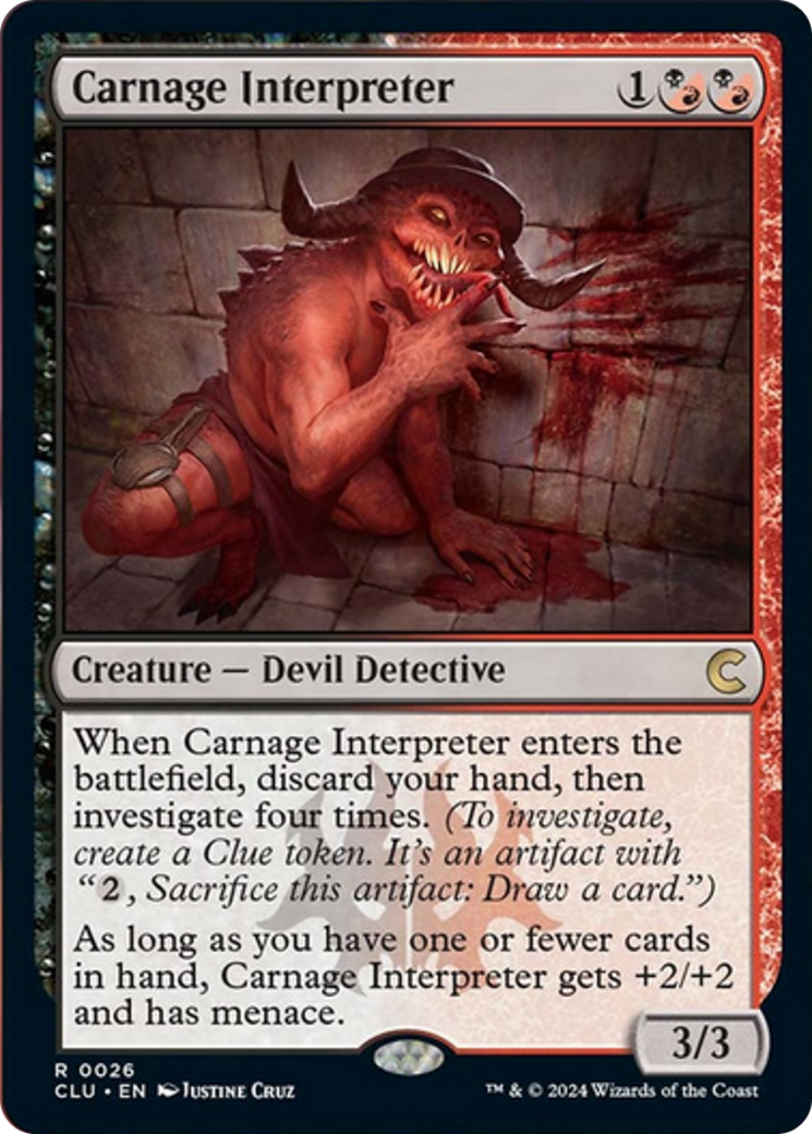 Carnage Interpreter [Ravnica: Clue Edition] MTG Single Magic: The Gathering | Red Claw Gaming
