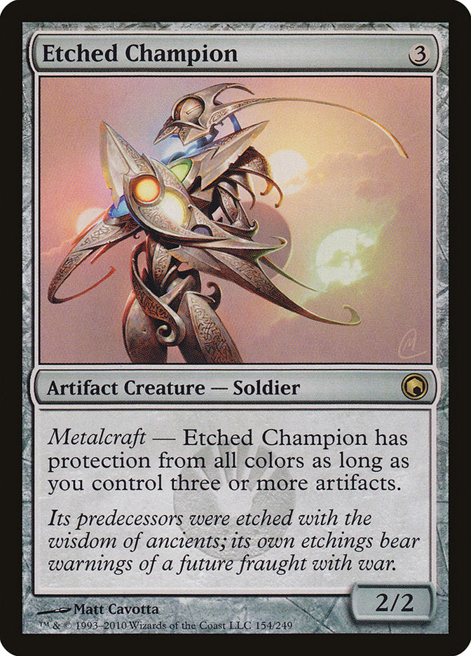 Etched Champion [Scars of Mirrodin] MTG Single Magic: The Gathering | Red Claw Gaming