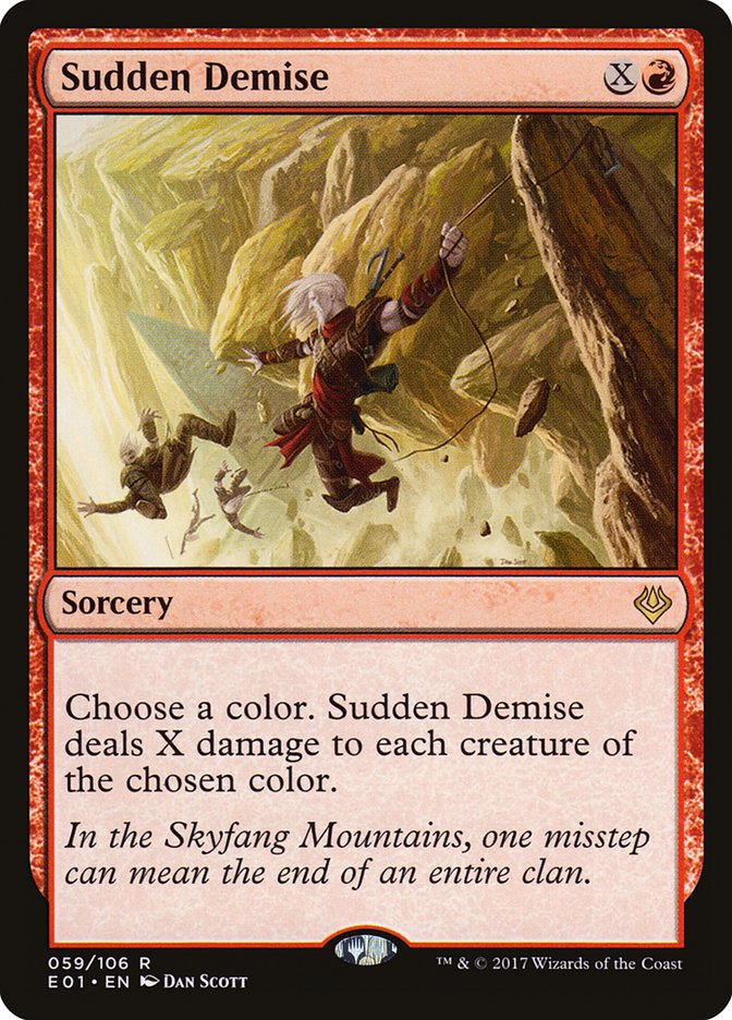 Sudden Demise [Archenemy: Nicol Bolas] MTG Single Magic: The Gathering | Red Claw Gaming