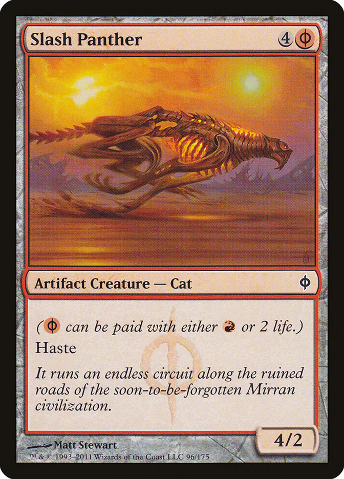 Slash Panther [New Phyrexia] MTG Single Magic: The Gathering | Red Claw Gaming