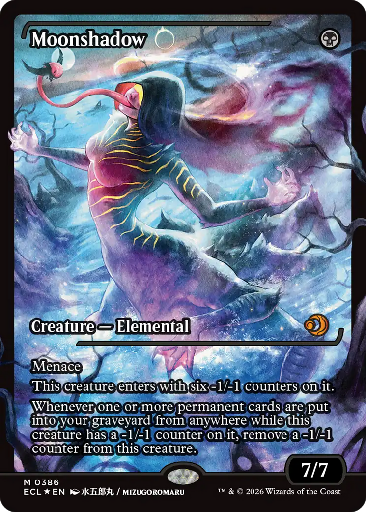 Moonshadow (0386) (Showcase) [Lorwyn Eclipsed] MTG Single Magic: The Gathering | Red Claw Gaming