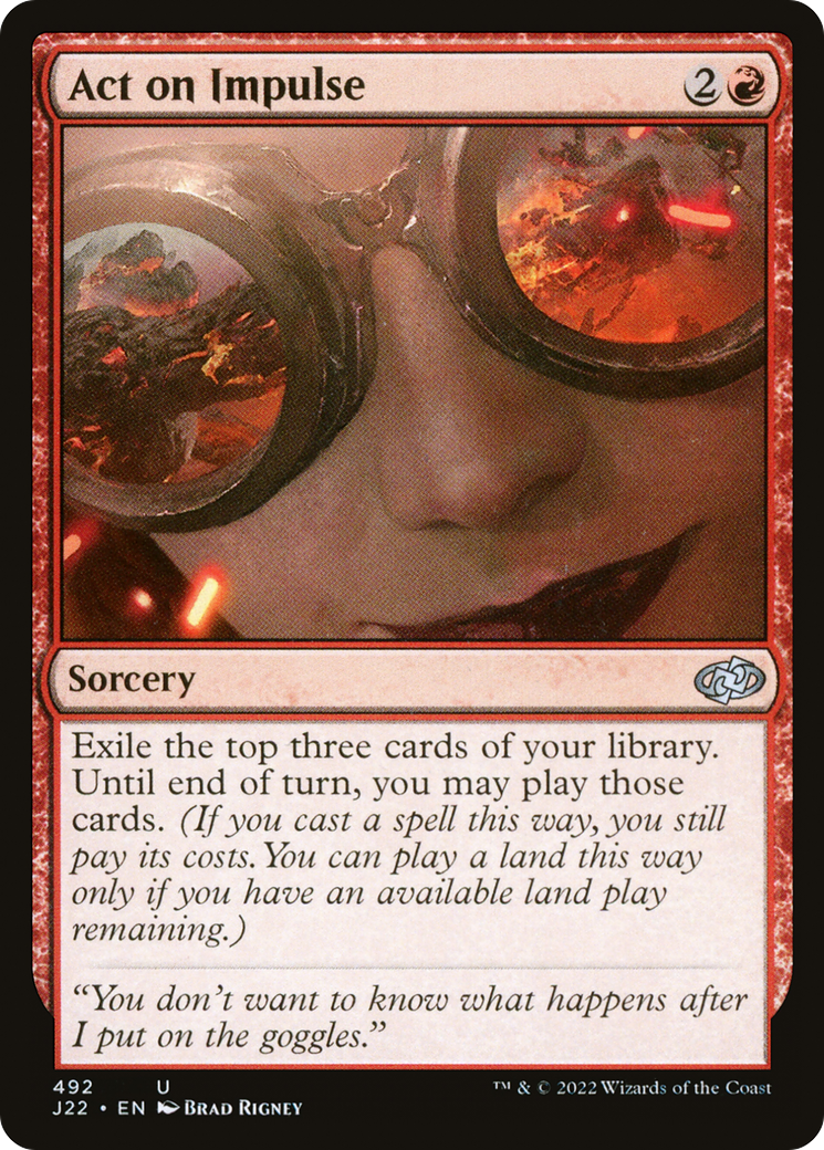 Act on Impulse [Jumpstart 2022] MTG Single Magic: The Gathering | Red Claw Gaming