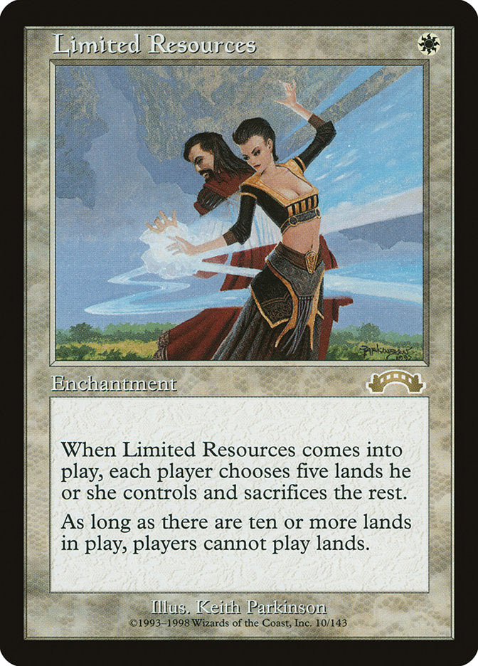 Limited Resources [Exodus] MTG Single Magic: The Gathering | Red Claw Gaming