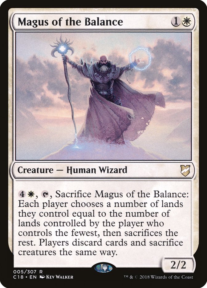 Magus of the Balance [Commander 2018] MTG Single Magic: The Gathering | Red Claw Gaming