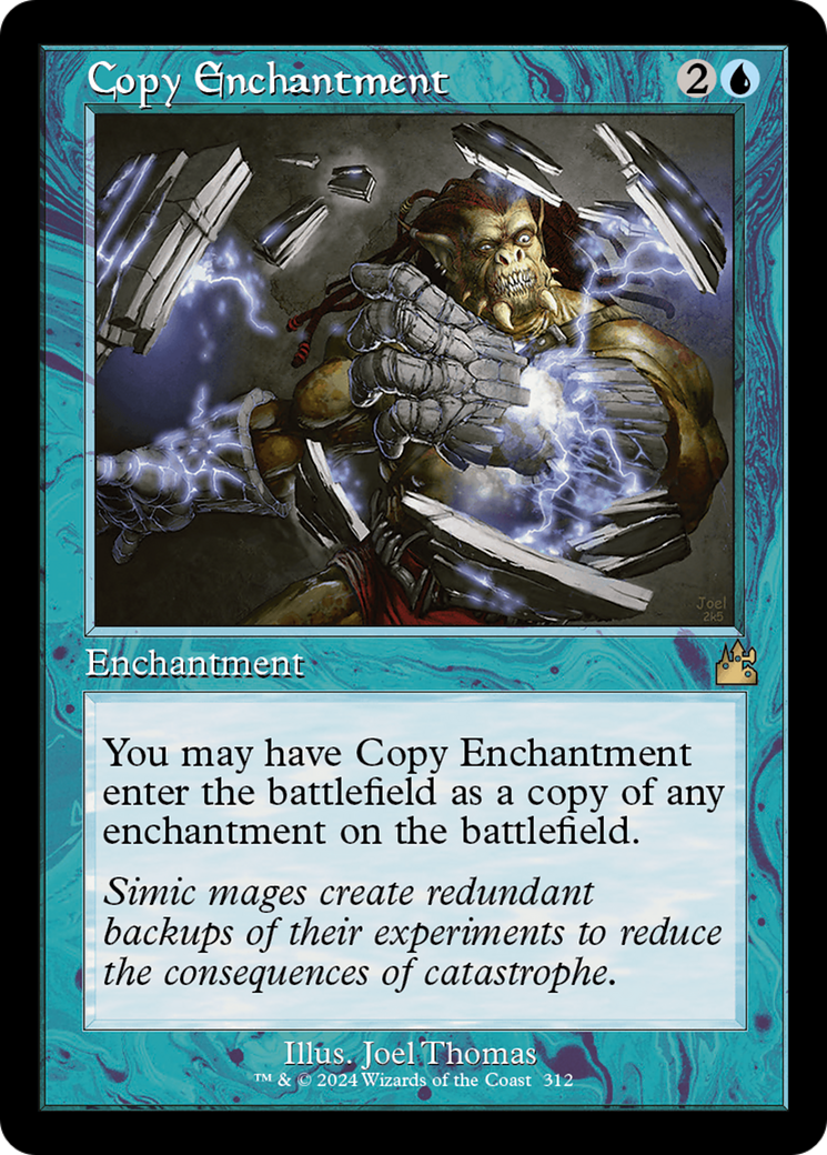 Copy Enchantment (Retro Frame) [Ravnica Remastered] MTG Single Magic: The Gathering | Red Claw Gaming