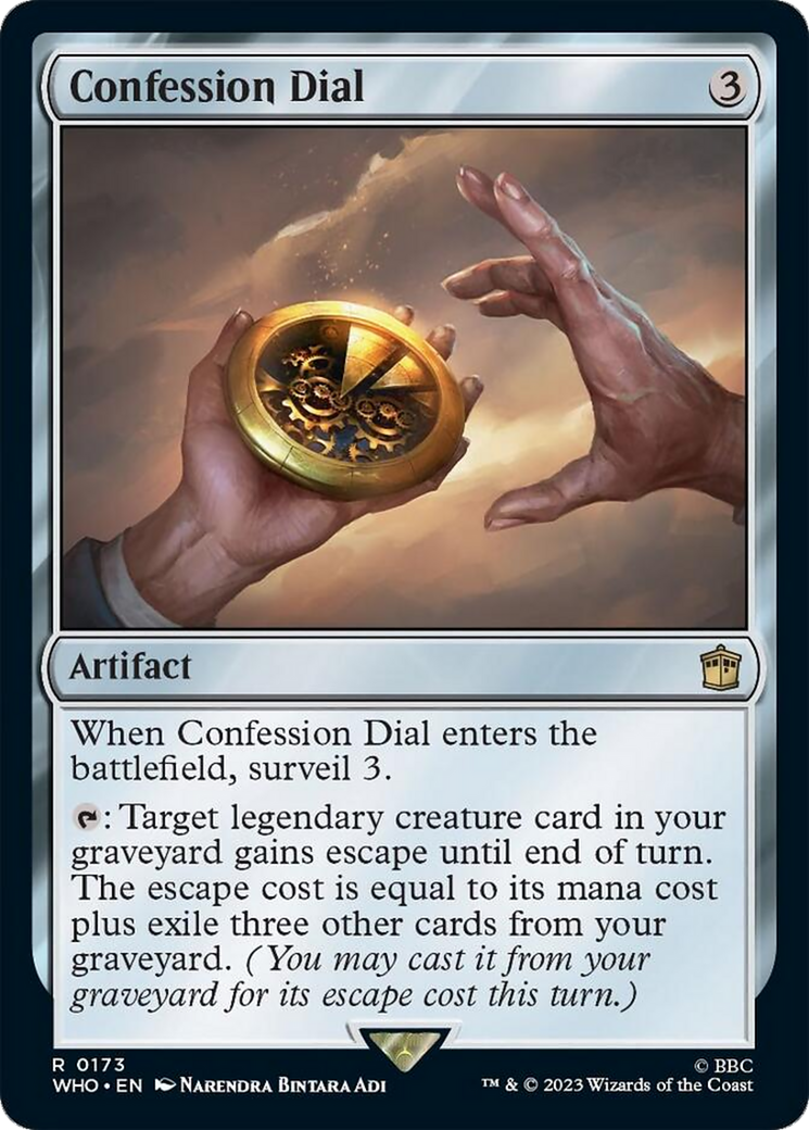 Confession Dial [Doctor Who] MTG Single Magic: The Gathering | Red Claw Gaming