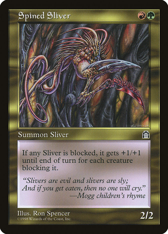 Spined Sliver [Stronghold] MTG Single Magic: The Gathering | Red Claw Gaming