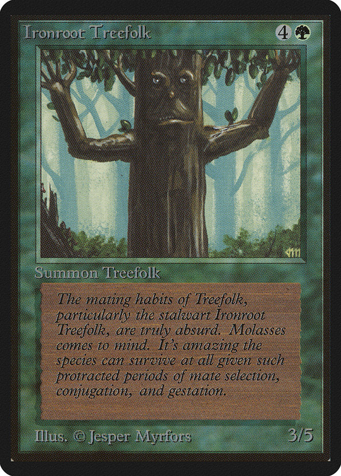 Ironroot Treefolk [Beta Edition] MTG Single Magic: The Gathering | Red Claw Gaming