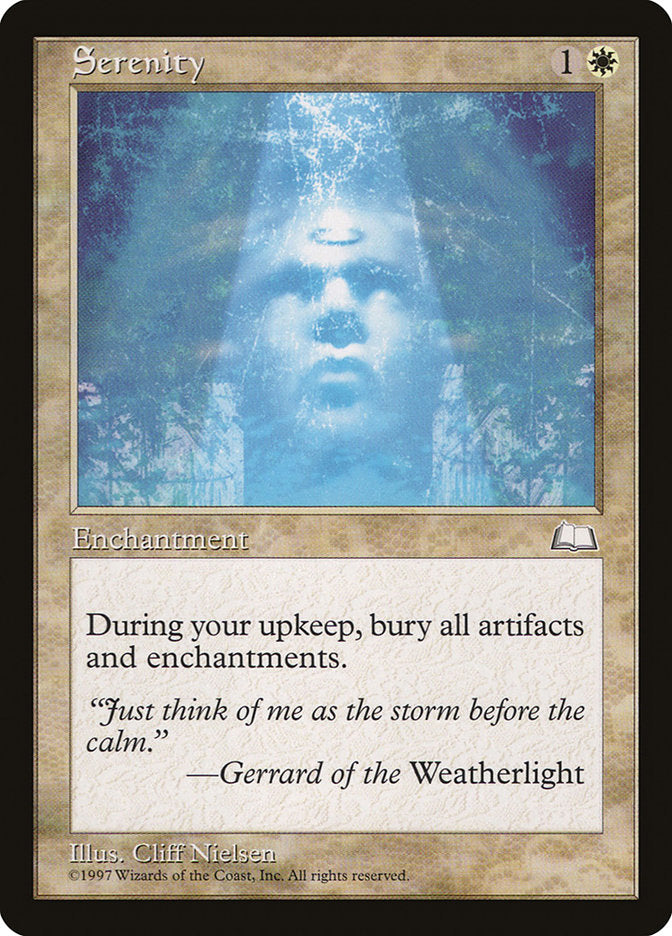 Serenity [Weatherlight] MTG Single Magic: The Gathering | Red Claw Gaming