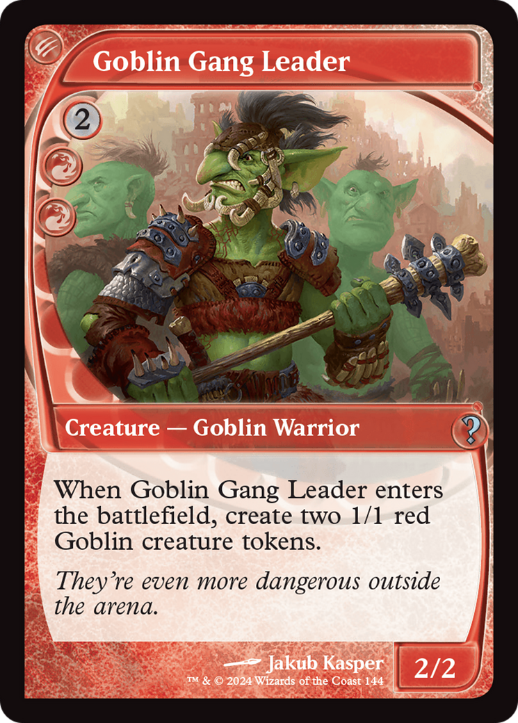 Goblin Gang Leader (Future Sight) [Mystery Booster 2] MTG Single Magic: The Gathering | Red Claw Gaming