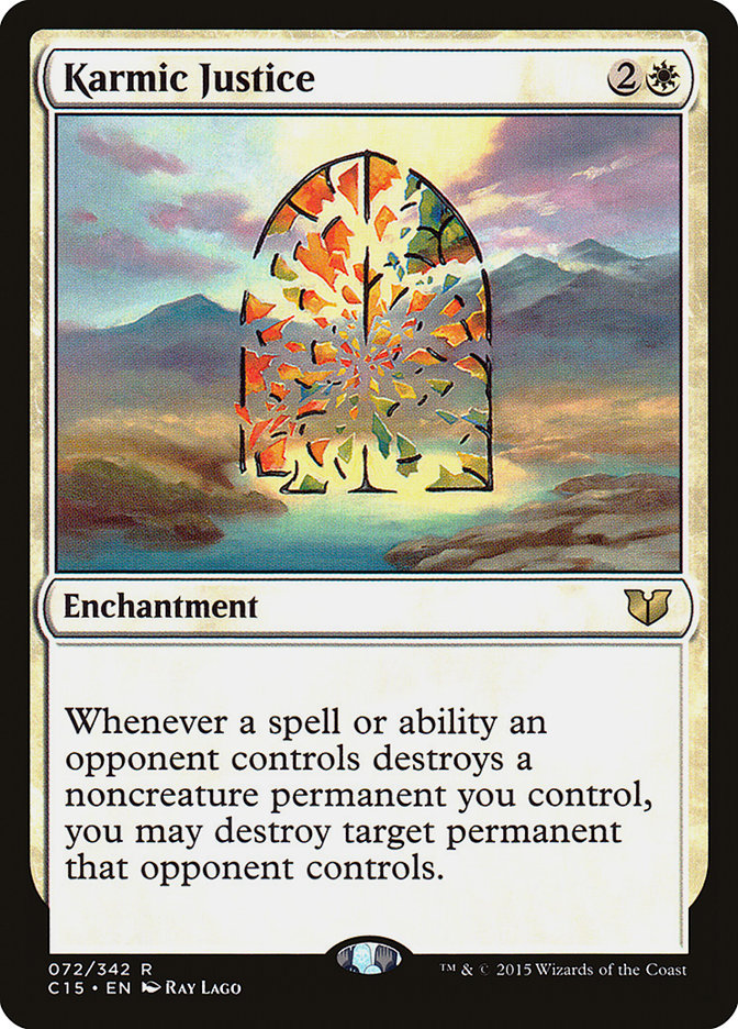 Karmic Justice [Commander 2015] MTG Single Magic: The Gathering | Red Claw Gaming