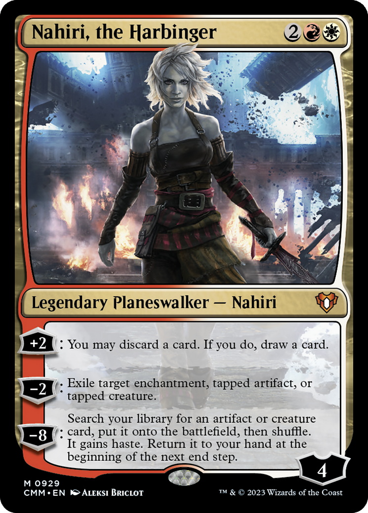 Nahiri, the Harbinger [Commander Masters] MTG Single Magic: The Gathering | Red Claw Gaming