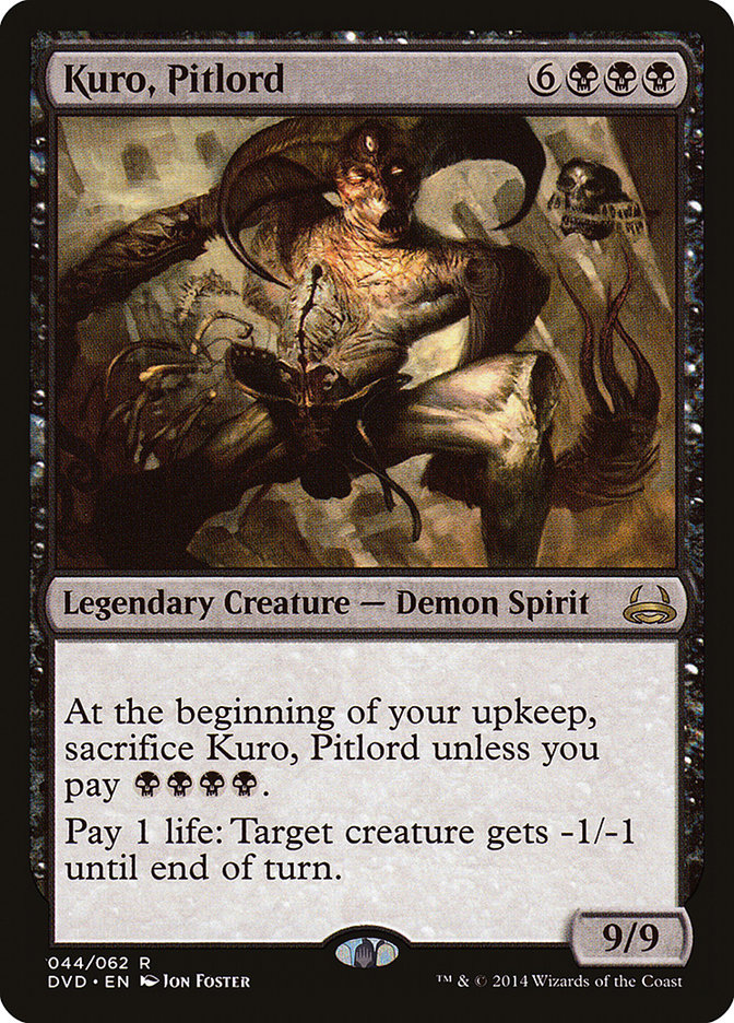 Kuro, Pitlord (Divine vs. Demonic) [Duel Decks Anthology] MTG Single Magic: The Gathering | Red Claw Gaming