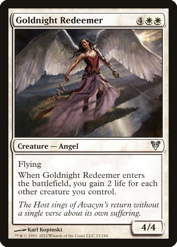 Goldnight Redeemer [Avacyn Restored] MTG Single Magic: The Gathering | Red Claw Gaming