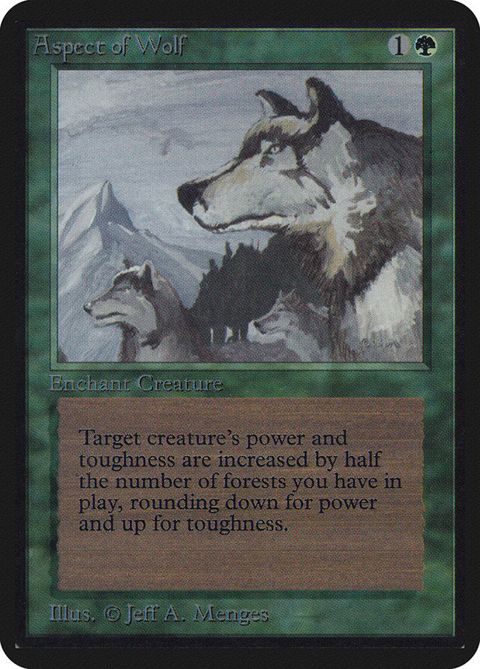 Aspect of Wolf [Alpha Edition] MTG Single Magic: The Gathering | Red Claw Gaming