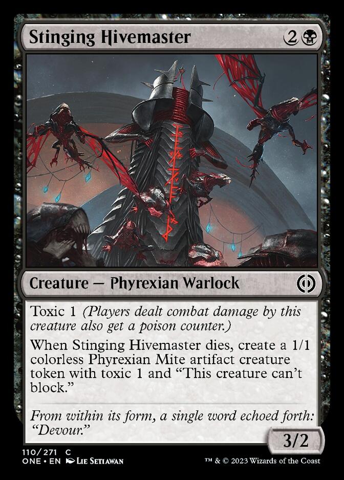 Stinging Hivemaster [Phyrexia: All Will Be One] MTG Single Magic: The Gathering | Red Claw Gaming