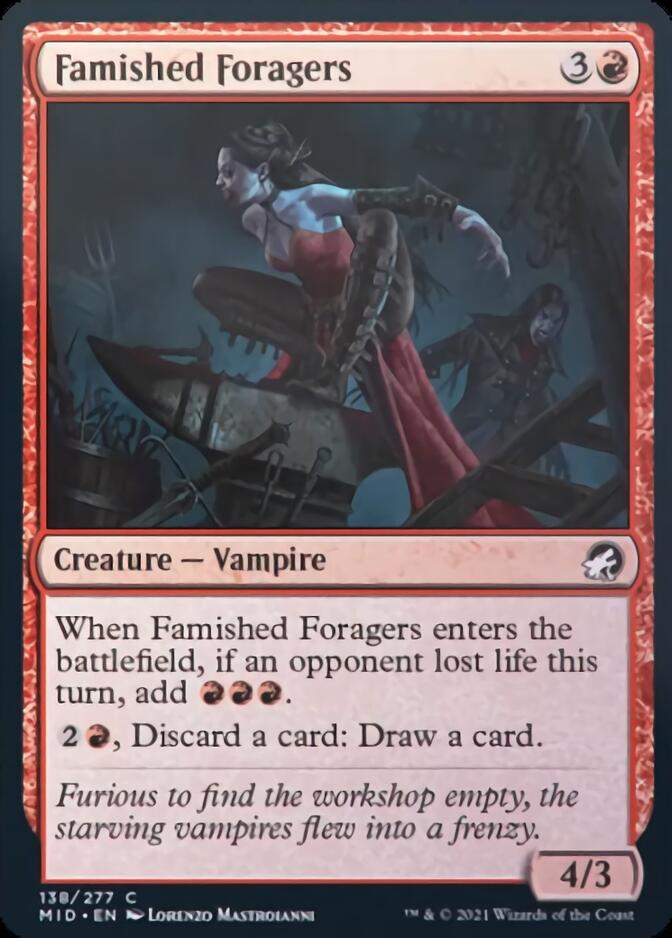 Famished Foragers [Innistrad: Midnight Hunt] MTG Single Magic: The Gathering | Red Claw Gaming
