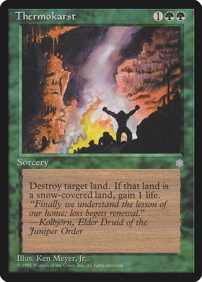 Thermokarst [Ice Age] MTG Single Magic: The Gathering | Red Claw Gaming