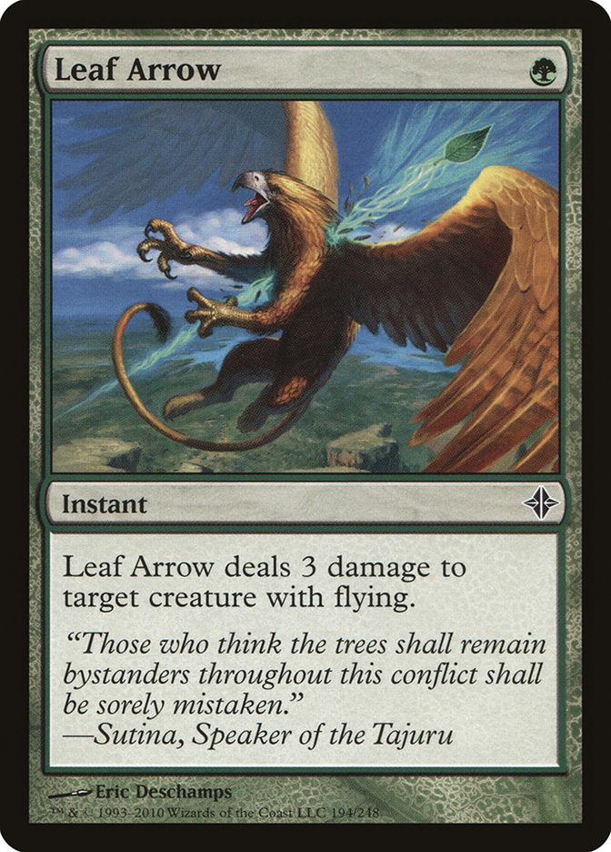 Leaf Arrow [Rise of the Eldrazi] MTG Single Magic: The Gathering | Red Claw Gaming