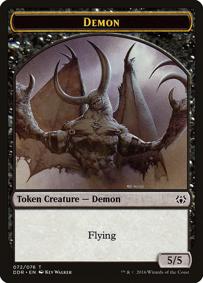 Demon Token [Duel Decks: Nissa vs. Ob Nixilis] MTG Single Magic: The Gathering | Red Claw Gaming