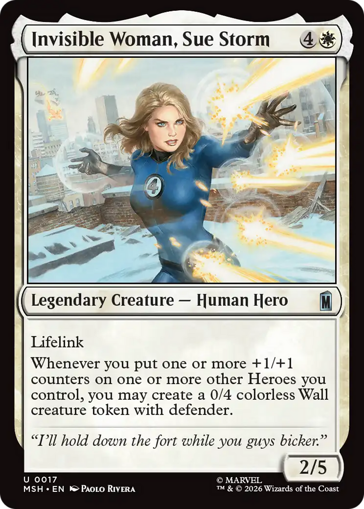 Invisible Woman, Sue Storm [Marvel Super Heroes] | Red Claw Gaming
