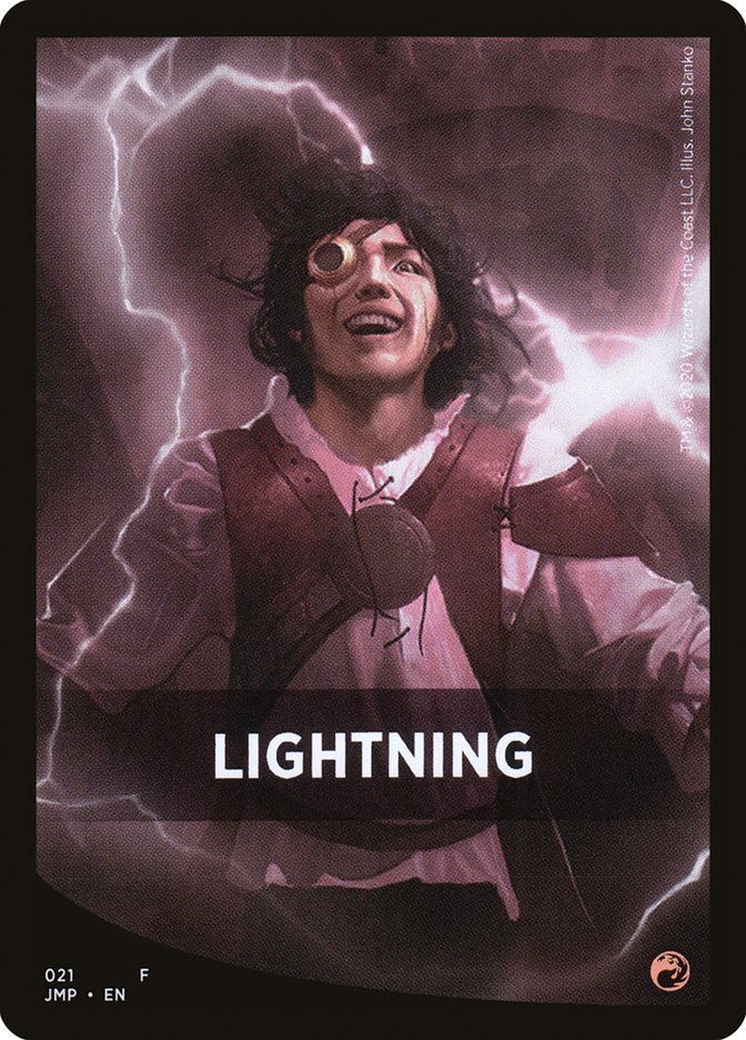 Lightning Theme Card [Jumpstart Front Cards] MTG Single Magic: The Gathering | Red Claw Gaming