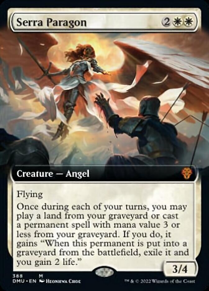 Serra Paragon (Extended Art) [Dominaria United] MTG Single Magic: The Gathering | Red Claw Gaming