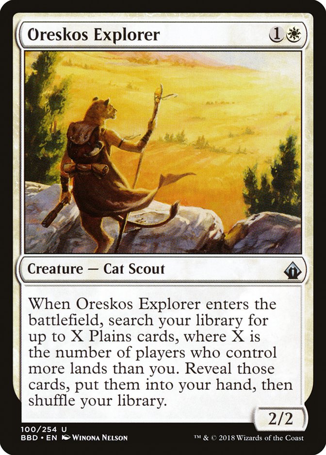 Oreskos Explorer [Battlebond] MTG Single Magic: The Gathering | Red Claw Gaming